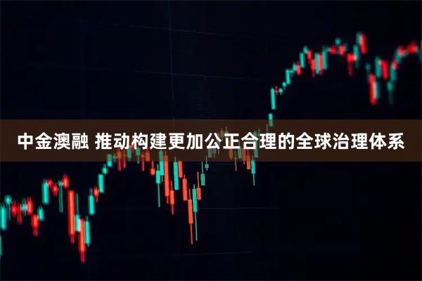 中金澳融 推动构建更加公正合理的全球治理体系